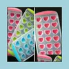 Ice Buckets And Coolers Fruit Shapes Cube Trays Easy Release Grade Sile Pan Chocolate Molds Candy Maker Jelly Mod Heart Star Lip Bar Dhinq