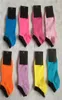 Multi Colors Ankle Socks with Tags Sports Short Pink Grey Sock Girls Women Cotton Sport Hög kvalitet med kartong6370042