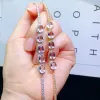 Ослепительный браслет из серебра 925 пробы с аметистом для повседневного ношения, 6 мм x 8 мм, всего 5 карат, браслет из натурального аметиста, подарок на день рождения для женщины