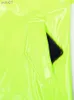 Misturas de lã feminina Nerazzurri Primavera Outono Longo Oversized Verde Brilhante Rosa Couro Envernizado Trench Coat para Mulheres Sashes Luxury Designer ClothesL231118