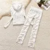 700G Womens Two Piece Pants Velvet Suicy Tracksuit Women Coutoure Set Track Suit Couture Juciy Coture Sweatsuits 40