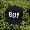 Bola Caps Bola Caps Crianças Flatbill Chapéus Meninas Meninos Snapback Parentchild Trucker Hat Flat Brim Cap Ajustável Preto Vermelho Azul 3562 Q2 Dhbpx