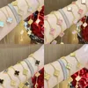 Fashion Brand Clover 4/four Five Flower Agate Diamond Chain &cleef Women's Designer Bracelet Gift