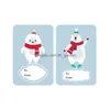 Gift Wrap Christmas Sticker Gifts Cartoon Print Snowman Elk 250/Roll Birthday Stickers Mes Labels Drop Delivery Home Garden Dhgarden DH2H3