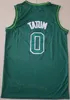 City Basketball Earned Jrue Holiday Jerseys 4 Man Jayson Tatum 0 Jaylen Brown 7 Traspirante Tutto cucito Classic Statement Team Nero Verde Bianco Alta qualità in vendita