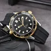 Men luxury designer Automatic mechanical watch Mens auto versatility rubber band 6 hands Watches O16