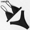 Costumi da bagno da donna OMKAGI Costumi da bagno bikini sexy da donna Biquini Bikini push-up Costume da bagno da bagno Costume da bagno Abbigliamento da spiaggia Maillot De Bain Femme 230417