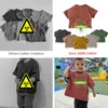 T-shirts Summer Children T-shirts Solid Color Cotton Tees for Kids Fashion Boys Girls Short Sleeve Top 2-7T Clothes Healthy T-shirts 230418