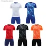 Collectable Adult Kid Football Jersey Personlig fotbollsuniform skjortor Men Futsal Sportswear Kit Women Training Tracksuit Sport Sweat Suit Q231118