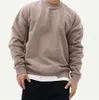 Lu Men Hoodies Sweatshirts Brand Sweater Casual Herr Gym Fitness Bodybuilding Pullovers Lägg till fleece för att tjockna