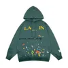 2023 Lanvin Hoodie Męskie bluzy Bluzy Projektant Klasyczny moda Tide luźna i wszechstronna bluafl-graffiti drukowana714 861 252 324