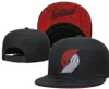 Porland''Blazers''Бальчики Casquette 2023-24 унисекс модная хлопковая бейсболка Snapback шляпа мужчины женщины солнцезащитная шляпа с вышивкой весна-лето кепка оптом a17