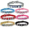 Haustierhalsband Hundehalsband tragen Buchstaben DIY Diamant Ornament Hundehalsband Katze Lätzchen