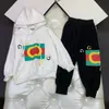 Crianças Conjuntos de Roupas Designer Hoodies Calças Tracksuits Criança Casacos Meninos Meninas Pulôveres Marca de Luxo Crianças Manga Longa Moletons Calça Carta Roupas Casuais