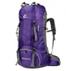 Plecak 60L na zewnątrz plecak kempingowa worka wspinaczkowa Wodoodporna alpinia turystyczna plecak Molle Sport Torba wspinaczka plecak 230418
