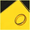 デザイナーリングダイヤモンドレターFリングエンゲージレディングリングデザイナージュエリーHEANPOK MENS GOLD RING ORNAMANTS 21080601R