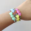 Bettelarmbänder ZX Handgefertigtes Perlenkettenarmband Für Frauen Mädchen INS Nettes Herz Einstellbare Großhandelspartygeschenke