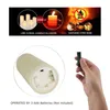 Scented Candle LED Flameless Candles Battery Operated LED Pillars Real Wax Moving Flame Flickering Candle with Remote Control Z0418