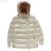 Fashion Montcler Brand Luxury Down Jacket Winter High Street Designer Women's Coat Casual High Quality Colorful White