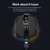 الفئران Redragon Sniper Pro M801p RGB USB 2 4G MOUSE GAMING MOUSE 16400DPI 10 أزرار قابلة للبرمجة مريحة للآلهة كمبيوتر محمول كمبيوتر 231117