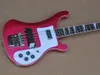 4 Strings Metallic Pink Electric Bass -gitaar met Rosewood Boodboard Body Binding Aanbieding Logo/kleur Aanpassen