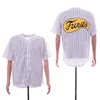 Moive Baseball lk 07 Kingin Jersey Man Cooperstown College Vintage Pullover Team Color White Pinstripe Cool Base Pure Cotton Universit