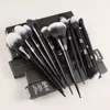 KVD 11pcsメイクアップブラシパウダーファンデーションブラシシャドーワーコンシーラーハイライター彫刻ブラシメイクアップツールMaquiagem