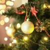 クリスマスの装飾36pcsローズゴールドプラスチックボール飾り4cmハングペンダントボール屋内indoorクリスマスツリーホームデコレーションBJ