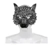 Halloween 3D Masque de loup masques de fête Cosplay horreur Masque de loup Halloween fête décoration accessoires GC14126575197