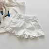 Shorts 2023 Summer Girls Casual Soft Denim Enfant Bébé Fille Pantalon Enfants Pantalons Enfants À La Mode Pour 230417
