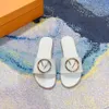 Louies Vuttion Sandale Luxury Designer Slippers Femmes Sandale Nouvelle Fashion Italie Brands de grande valeur