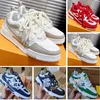 2024 Designer Casual Chaussures Hommes Baskets Plateforme En Caoutchouc Baskets En Cuir Véritable Sneaker Multicolore À Lacets Chaussures De Skate Mode Chaussure De Course Y6