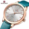 Autres montres NAVIFORCE Top marque montres pour dames décontracté mode Original bracelet en cuir véritable femmes montres étanche Reloj Mujer 231118