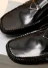 Sapatos sociais masculinos novos luxuosos mocassins salto baixo gomminó condução festa escritório carreira com logotipo tamanho 38-45