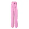 Stage Wear Fall Ballroom Dance Pantaloni per Lady Pink Latin Practice Costume Tap Outfit Abiti firmati JL2205