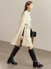 Women's Wool Blends AMII Minimalism 100 Coat Women Winter Warm Elegant Fashion Batwing Sleeve Clothing Overcoats 12270511 231118