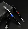 Ballpoint Penns Limited Edition Santosdumont Pen de haute qualité Sier Black Metal Ball écrivant des fournitures d'école Office lisses Drop délivre Dhy28