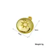 Charmes Simple Petite Fille Loisirs En Plein Air Tendance Cercle Forme Pentagramme Qualité Bijoux Petit Pendentif Usine En Gros