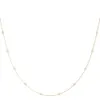 1.1Mm Chain Popular For Women 14Kt, 10Kt, T, Platinum, Sier Lab Grown Diamond Necklace