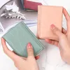 Plånböcker Kreativa stenmönster Kort för kvinnor Small Pu Leather Quality Purse Card Holder Female Money Clip Students Coin Bag