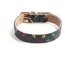 Pet Collar Presbyopic Dog Collar Pu Metal Buckle Dogs Collar