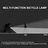 Luces para bicicleta 6 faros LED para bicicleta 4800 mAh carga USB luces MTB 2500 lúmenes linternas accesorios 231117