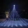 Kerstversiering USB vijfpuntige sterlamp string 2M3M watervallamp binnenplaats buiten camping tuin hangende boomlamp USB Kerst ledlamp 231117