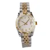 Women's Watch 31mm Gold Stainless Steel Women's Mechanical Movement Sliding Time