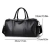 Evening Bags Retro Short Trip Bag Large Capacity Sports Motorcycle Training Pu Waterproof Leisure Fitness 231117