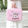 Cosmetic Bags Cases Ins Kawaii Pastel organisateur pour cosmétiques mignon grande capacité maquillage boîte de rangement voyage Portable fille femmes sacs à cosmétiques cas 231118