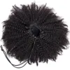 Perucas de renda alibele mogolian afro kinky curly amarring cauda cabelos humanos 4b 4c Remy 10 28 polegadas de comprimento em 230417