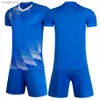 Collectionnable Hommes Femmes Enfants Survetent Football Jerseys Ensembles de football pour enfants Uniformes Chemise Shorts Costume d'entraînement Kit de sport pour jeunes Vêtements Q231118