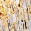 Lustres modernos grandes luminária de piso de chão de cristal villa simples escada de luxo iluminação de lustres longos