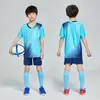 Outdoor T-shirts Voetbalshirt voor kinderen Gepersonaliseerde aangepaste voetbalshirt voor jongens Polyester voetbaluniform Ademend voetbaluniform voor kinderen 231117